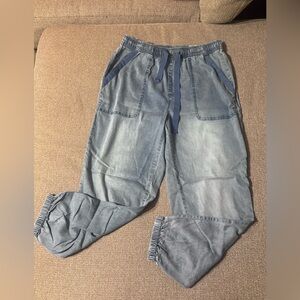 Time and Tru Denim Blue Jogger Pants